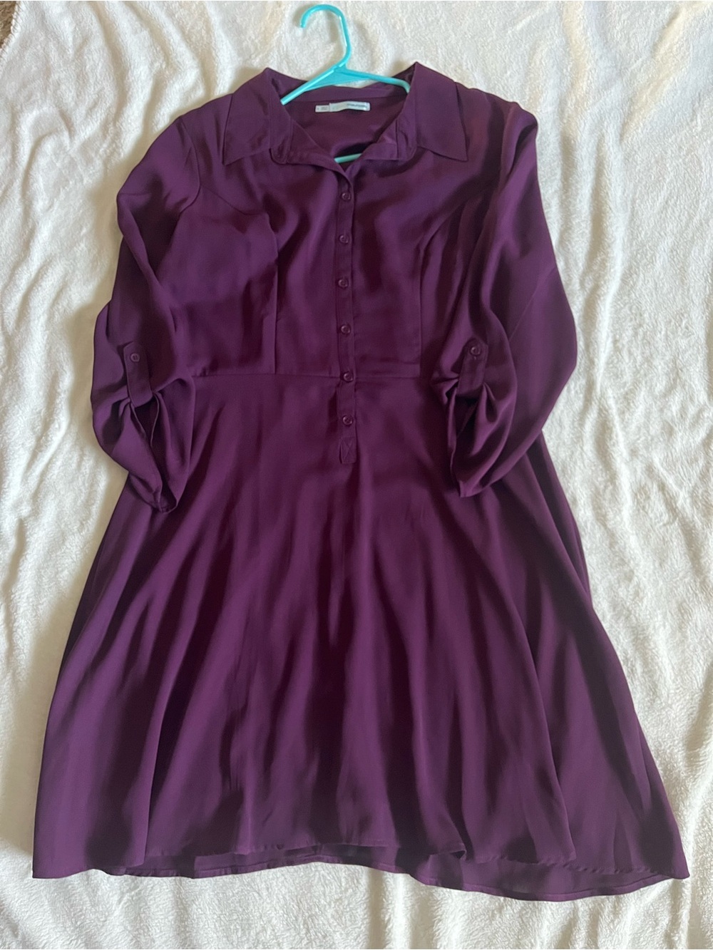 Women’s burgundy dress
